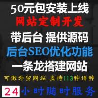 企业网站建设公司网页定制官网静态模版开发外贸多语言建站